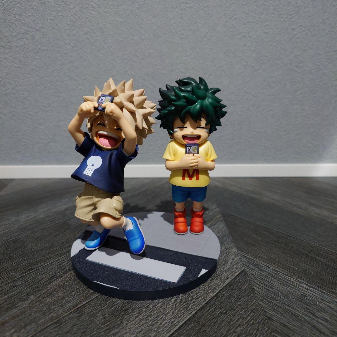 一番くじA賞デク、B賞勝己、D賞幼少期の2人 グランディスタオールマイト おまけ