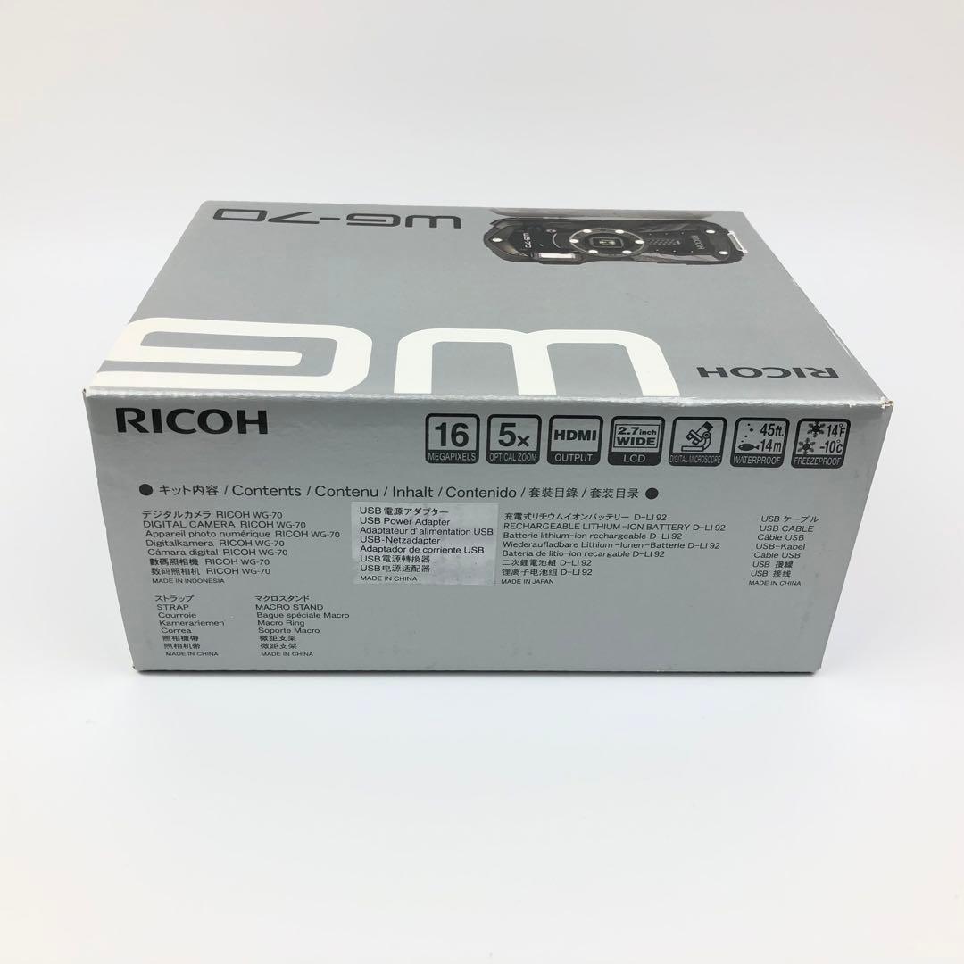 【極美品】 RICOH WG-50 オレンジ デジタルカメラ 防水 防塵