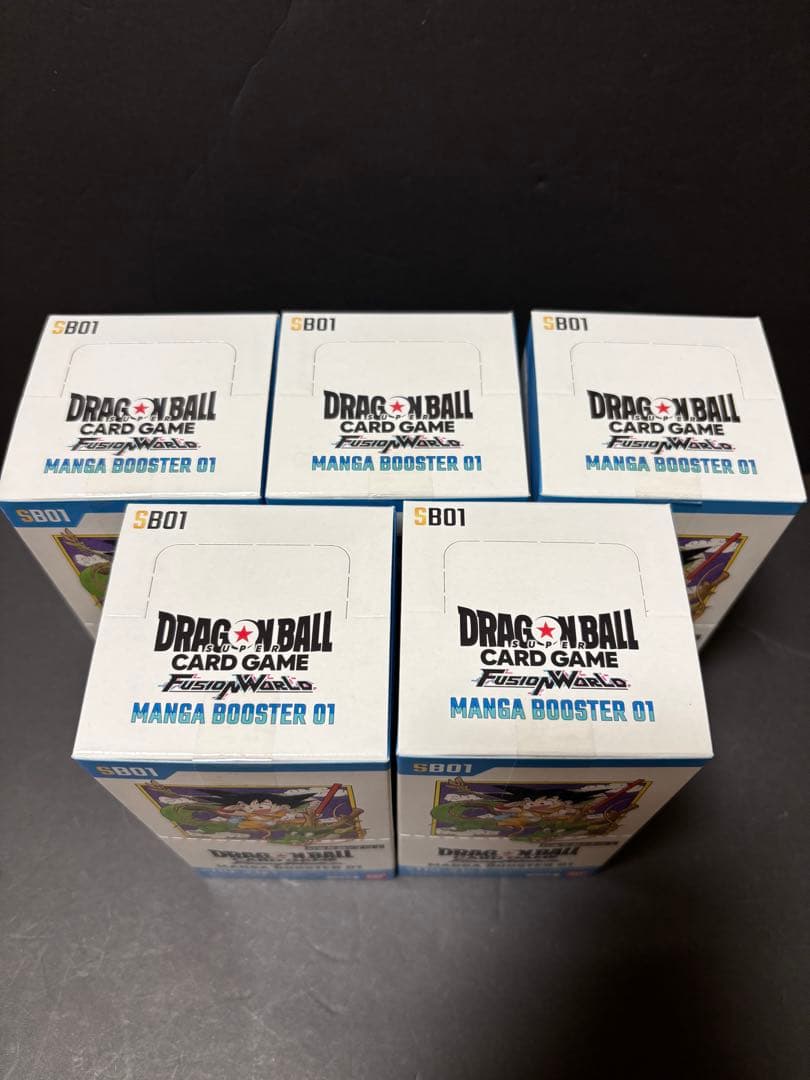 ドラゴンボールカードゲーム FW マンガブースター01+02 未開封6box