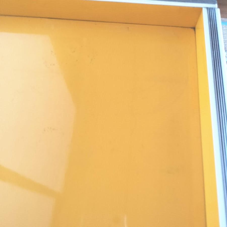 昭和レトロ　ポップ　チェスト　黄色 イエロー　5段