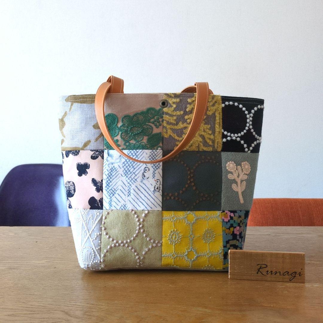 パッチワーク ハンドバッグ＊ミナペルホネン