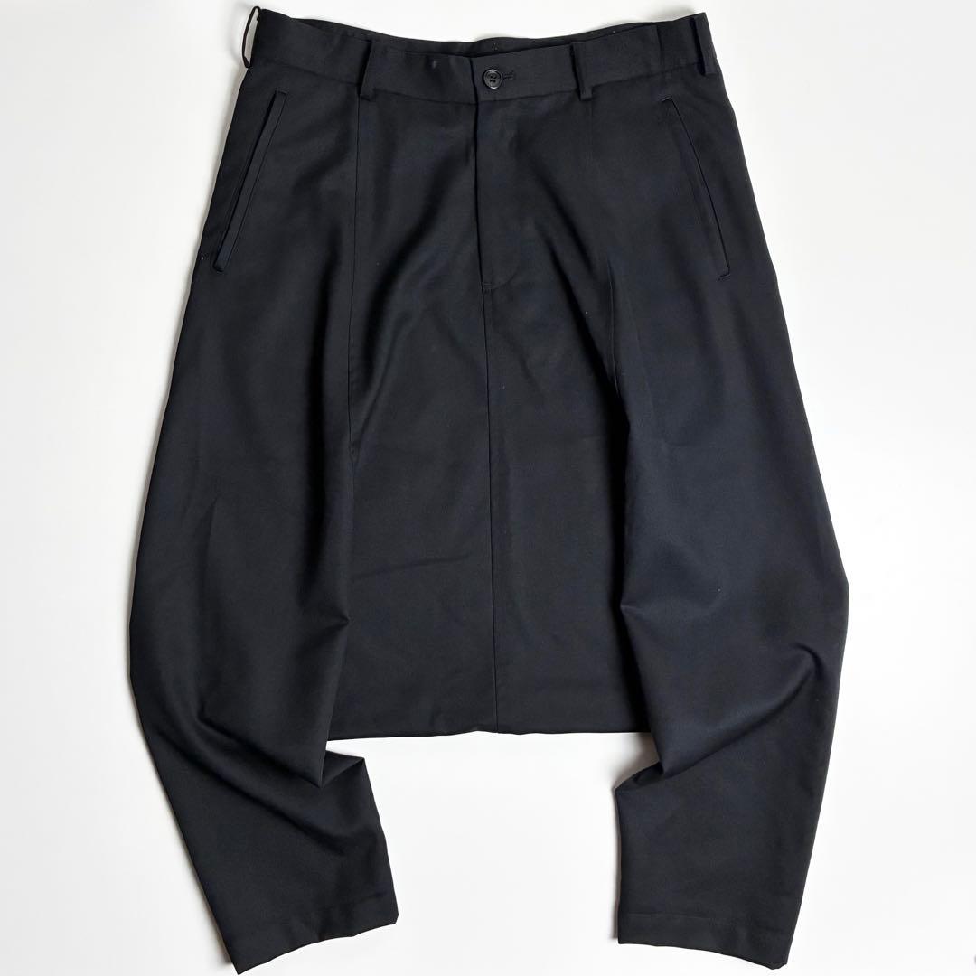 2009SS【美品】ブラックコムデギャルソン/サルエルパンツ/ブラック/S