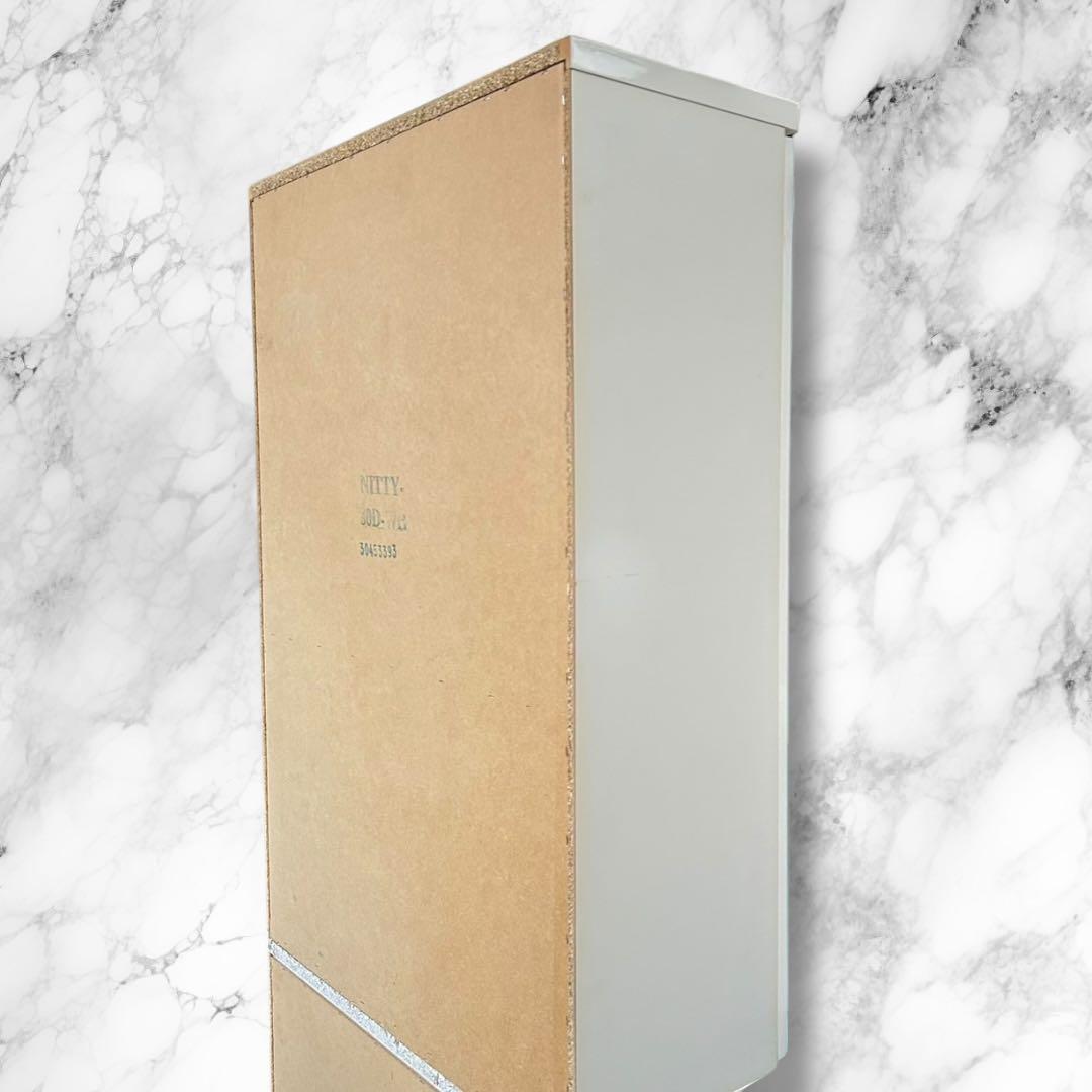 【大容量ホワイト食器棚】幅約80cm／高さ約205cm／キッチンボード