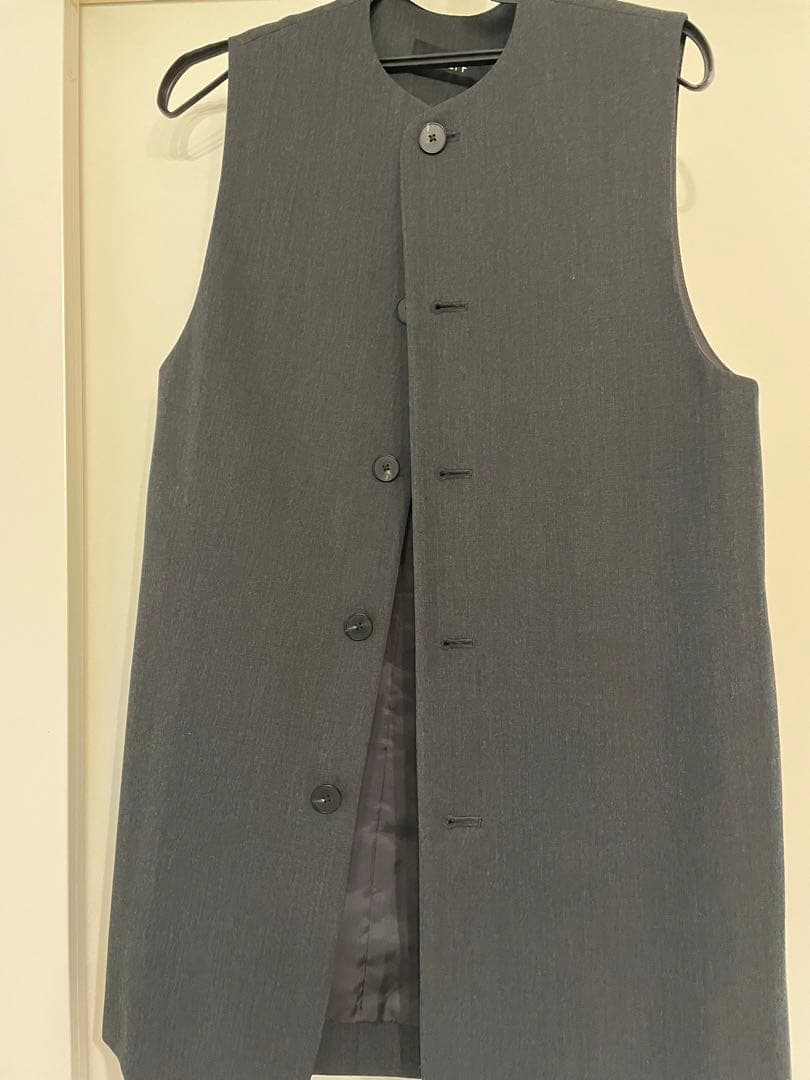 LOEFF dark gray ジレ　サイズ0