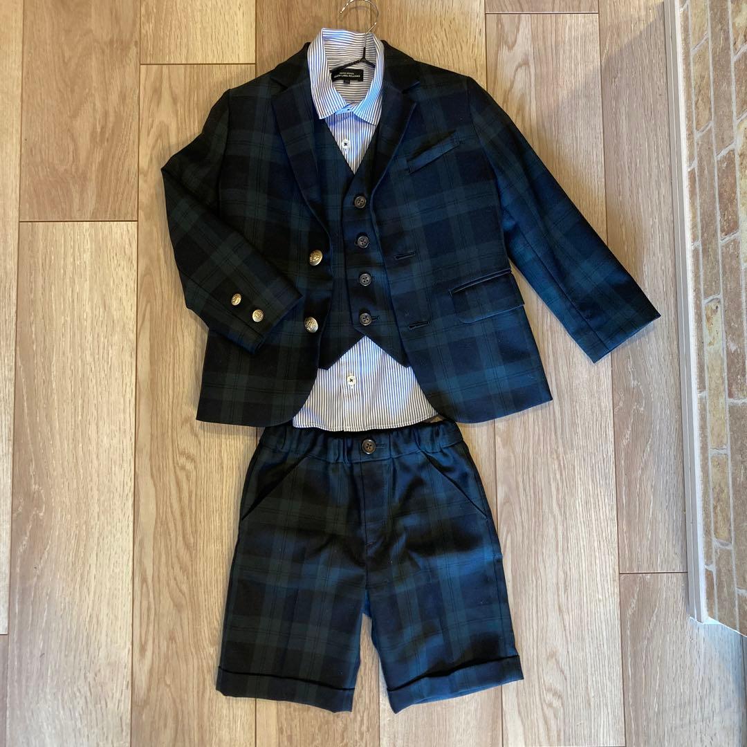 ユナイテッドアローズ　チェック スーツ 115cm