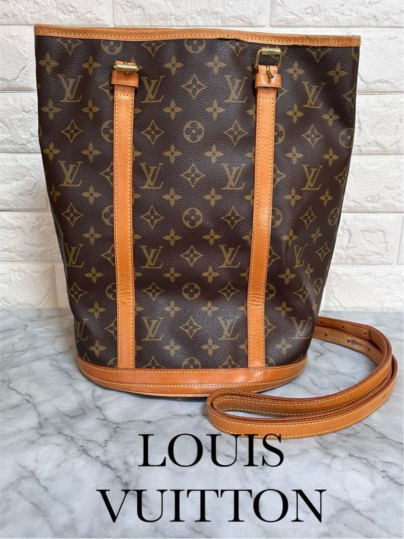LOUIS VUITTONモノグラム　バケツ型トートバッグ