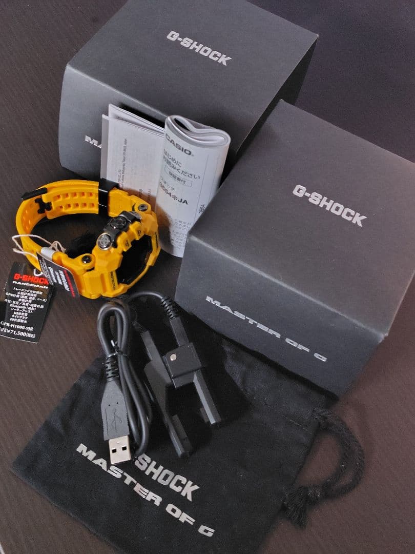 【美品タグ付】CASIO G-SHOCK レンジマン GPR-H1000-9JR