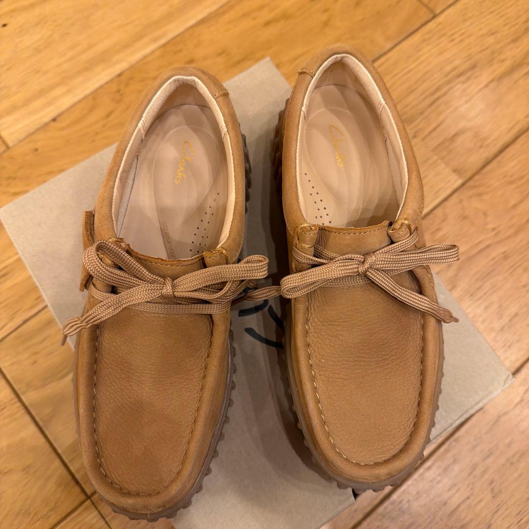 〔美品〕クラークス ワラビー デザートブーツ モカシン