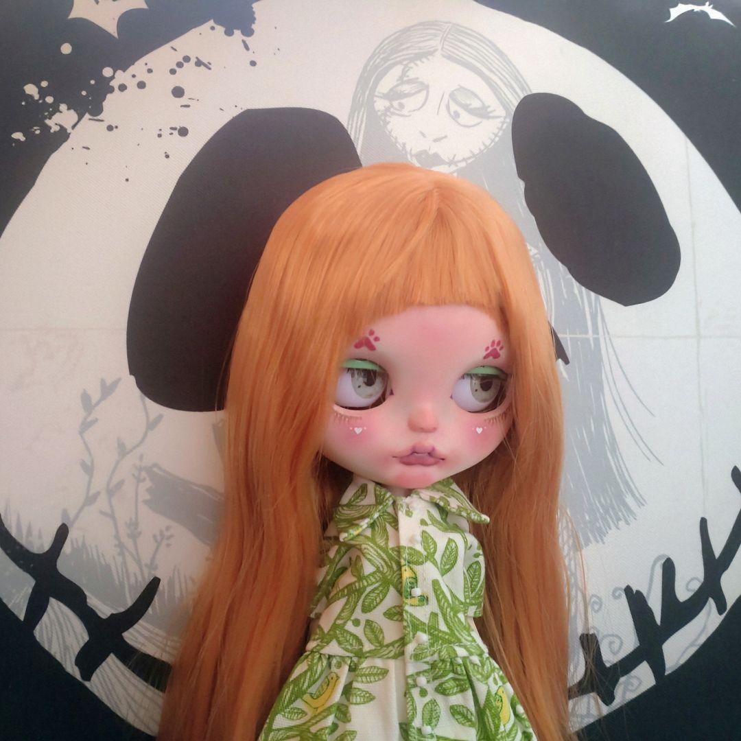 カスタムアイシードール小狐フェイスアウトフィット付き