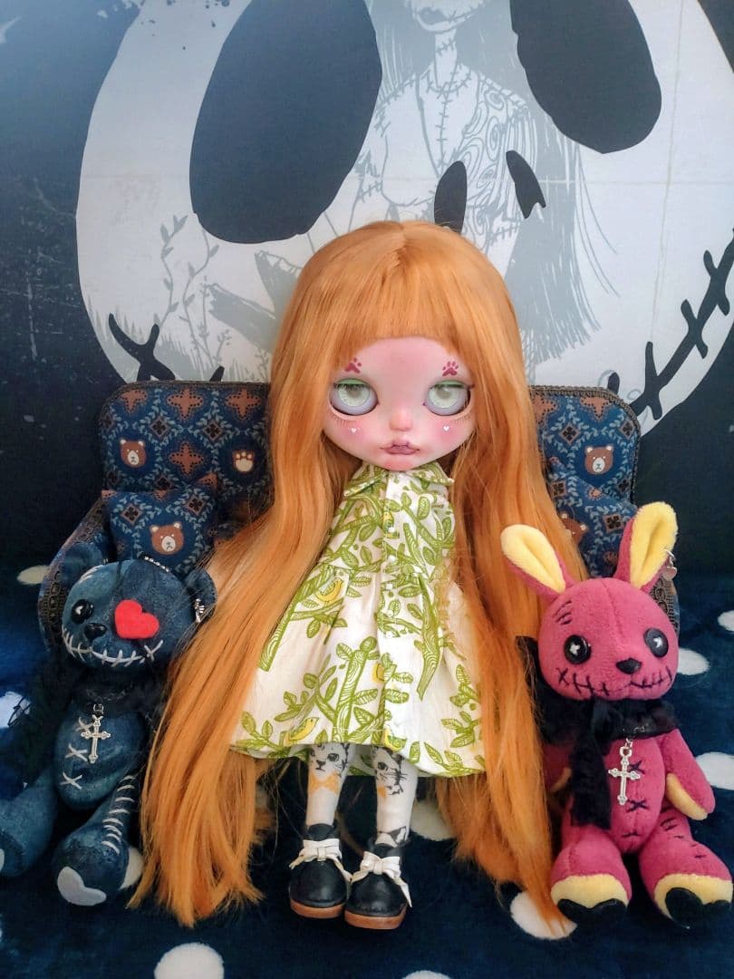 カスタムアイシードール小狐フェイスアウトフィット付き