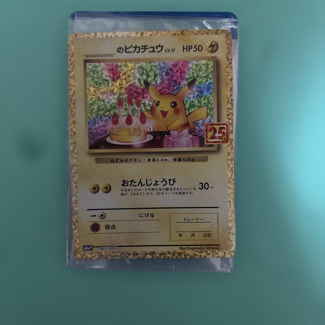 Eishiさん専用出品おたんじょうびピカチュウ25th