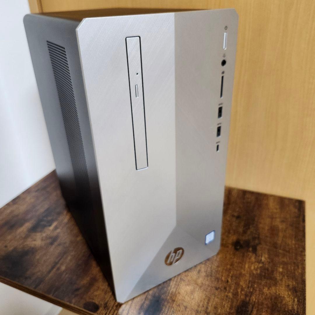 HP デスクトップPC シルバー