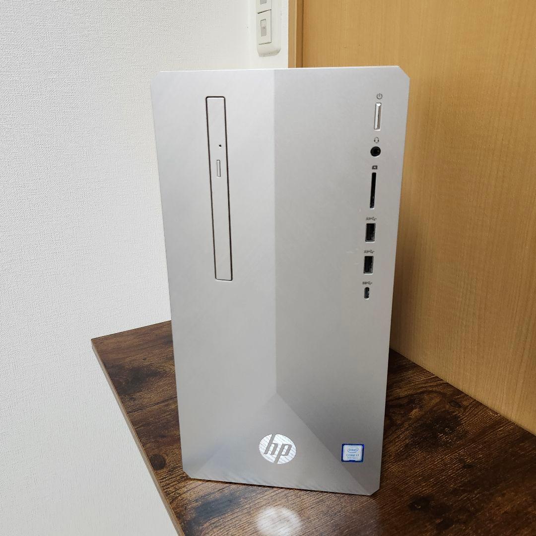 HP デスクトップPC シルバー