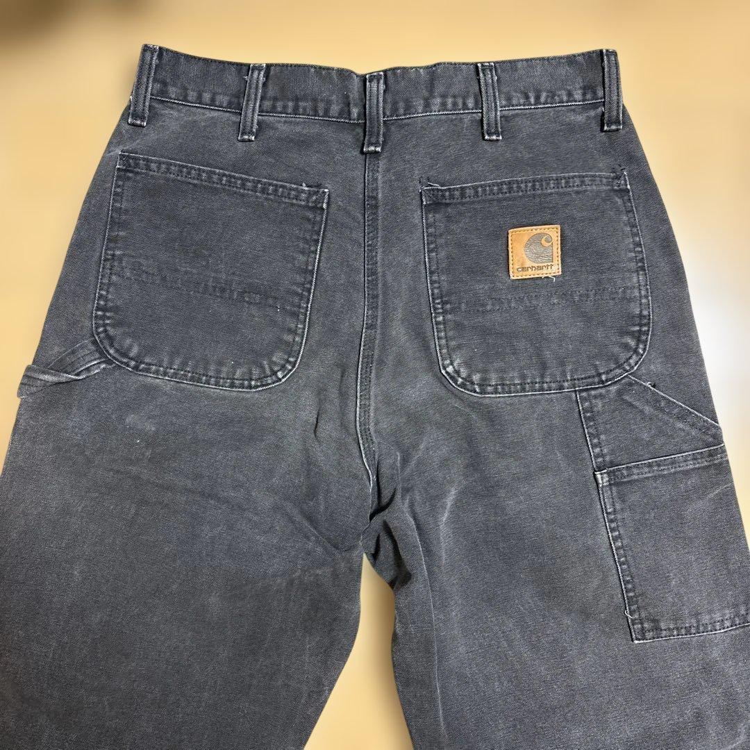 Carhartt ブラック ワークパンツ