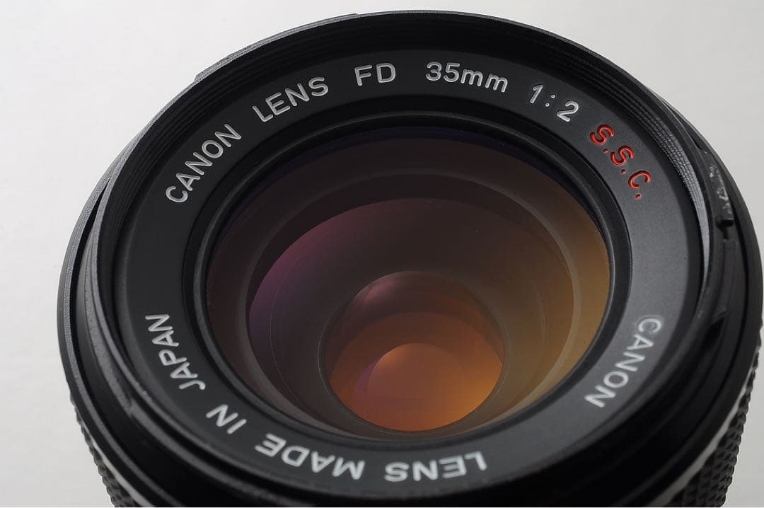 【美品】キヤノン Canon FD 35mm F2 S.S.C マニュアルレンズ