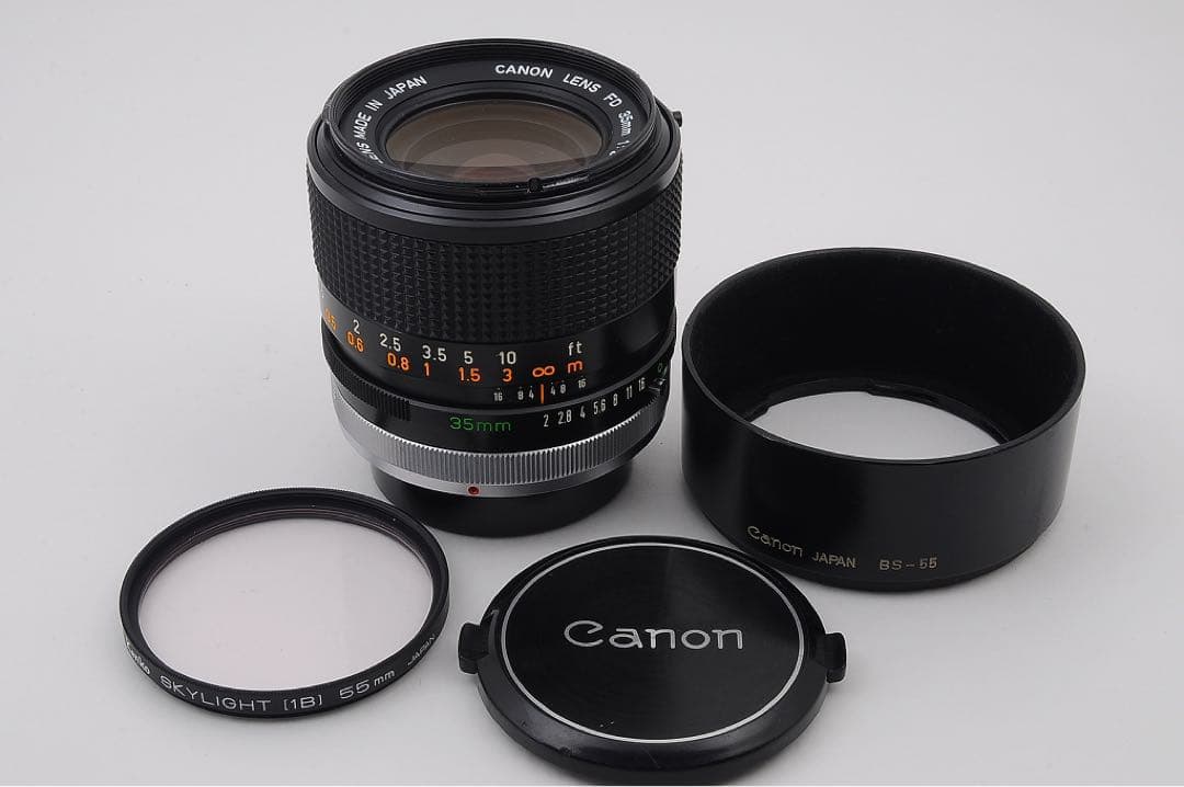 【美品】キヤノン Canon FD 35mm F2 S.S.C マニュアルレンズ