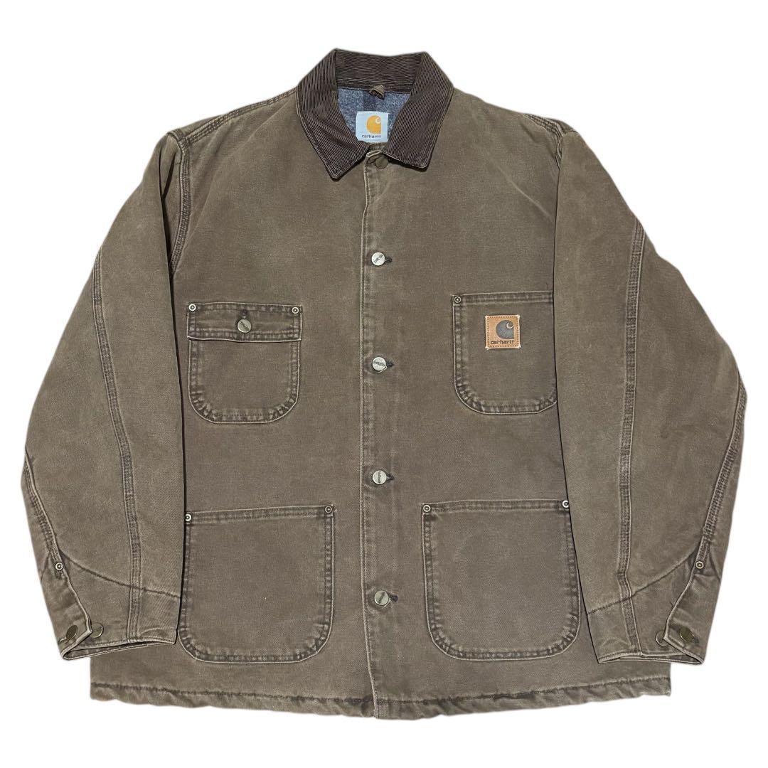 00s Carhartt ミシガンチョアコート L ブラウン