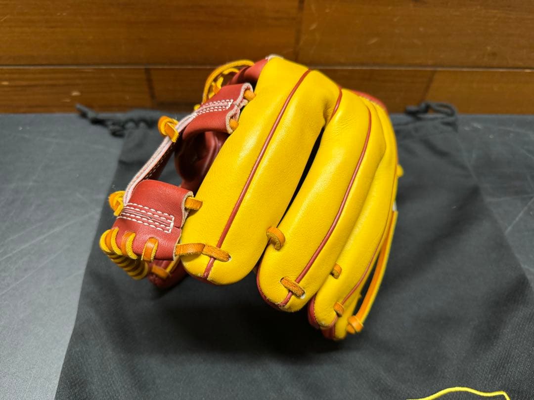 ゼット　プロステイタス軟式　内野手用　今宮モデル　湯もみ型付け済