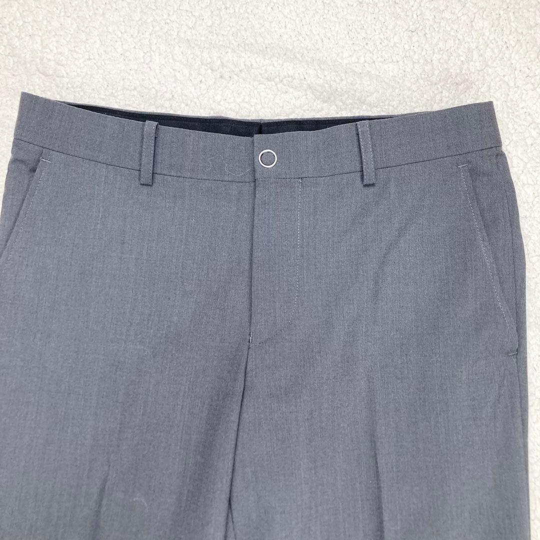 美品 DESCENTE セットアップスーツ ストレッチ 洗える 軽量 グレー