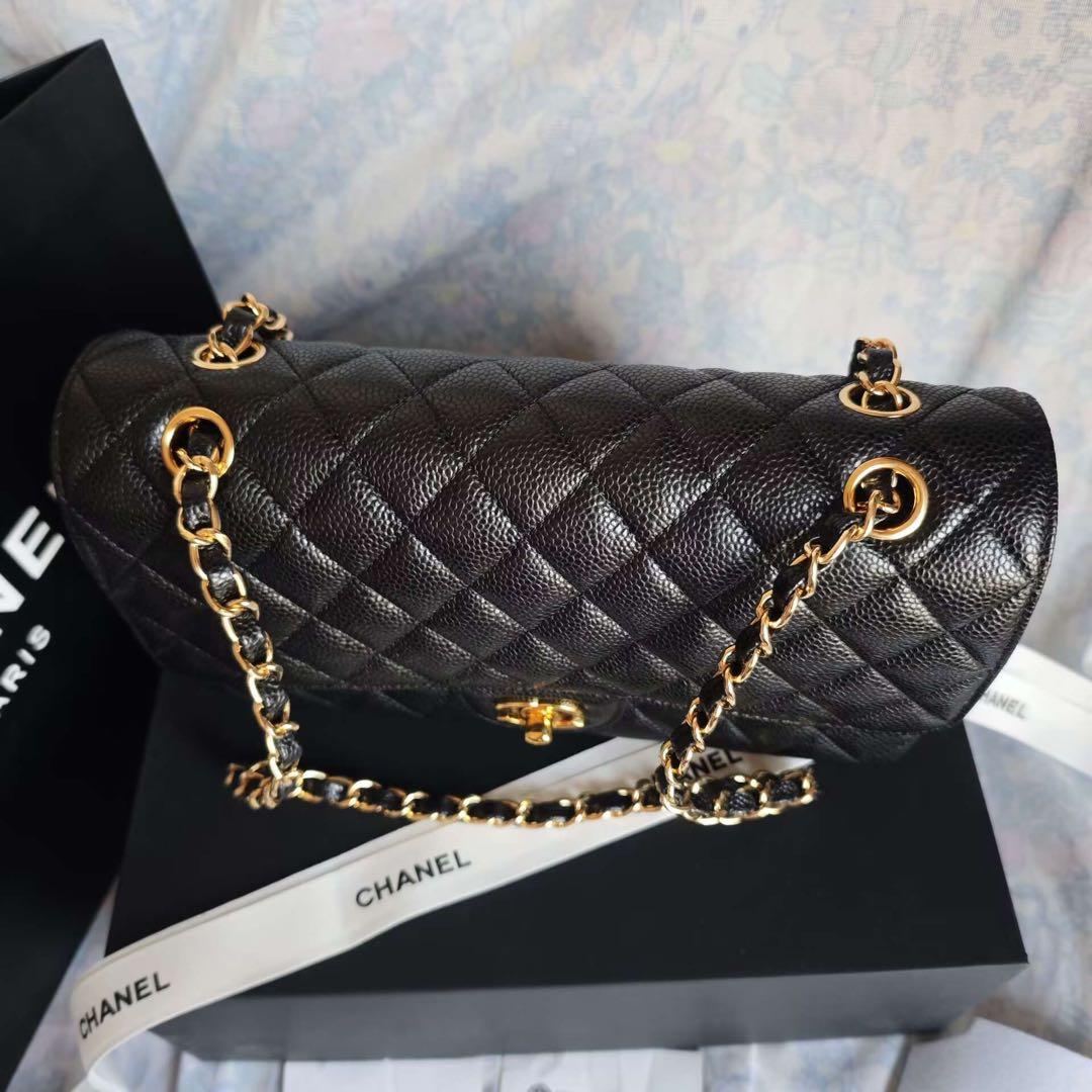 【実写画像】 ブラックレザー ショルダーバッグ24時間以内発送