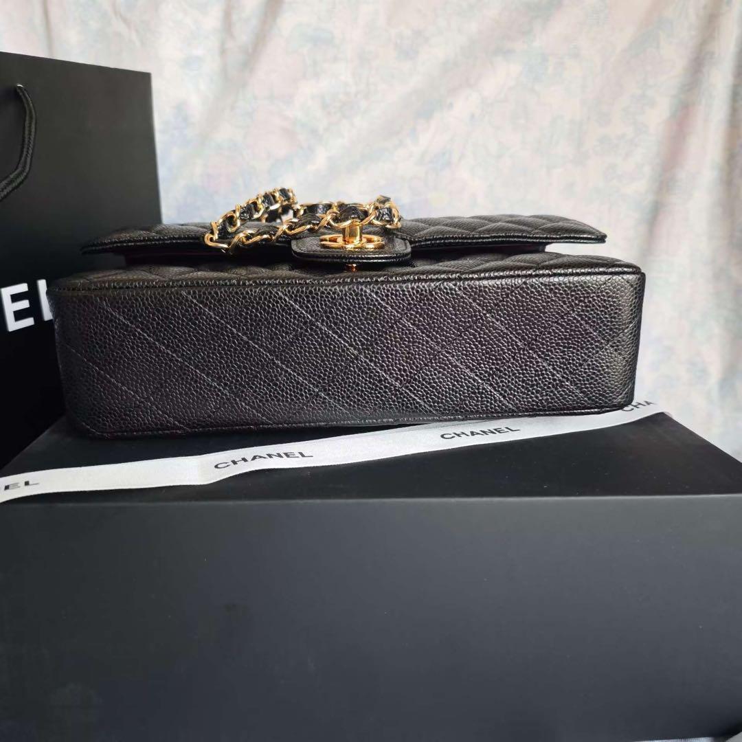 【実写画像】 ブラックレザー ショルダーバッグ24時間以内発送