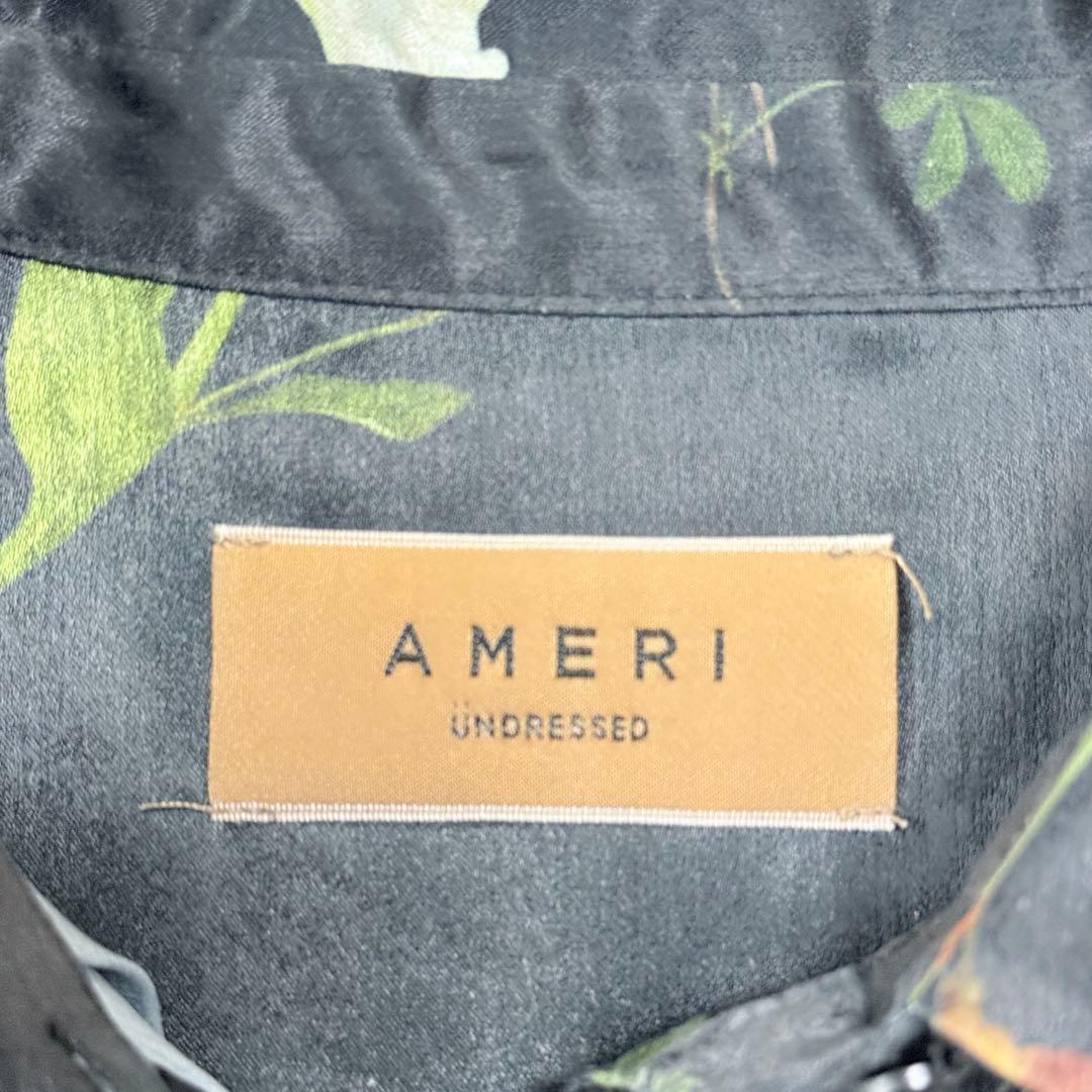 アメリヴィンテージ ボタニカルプリーツドレス ワンピース 黒 M