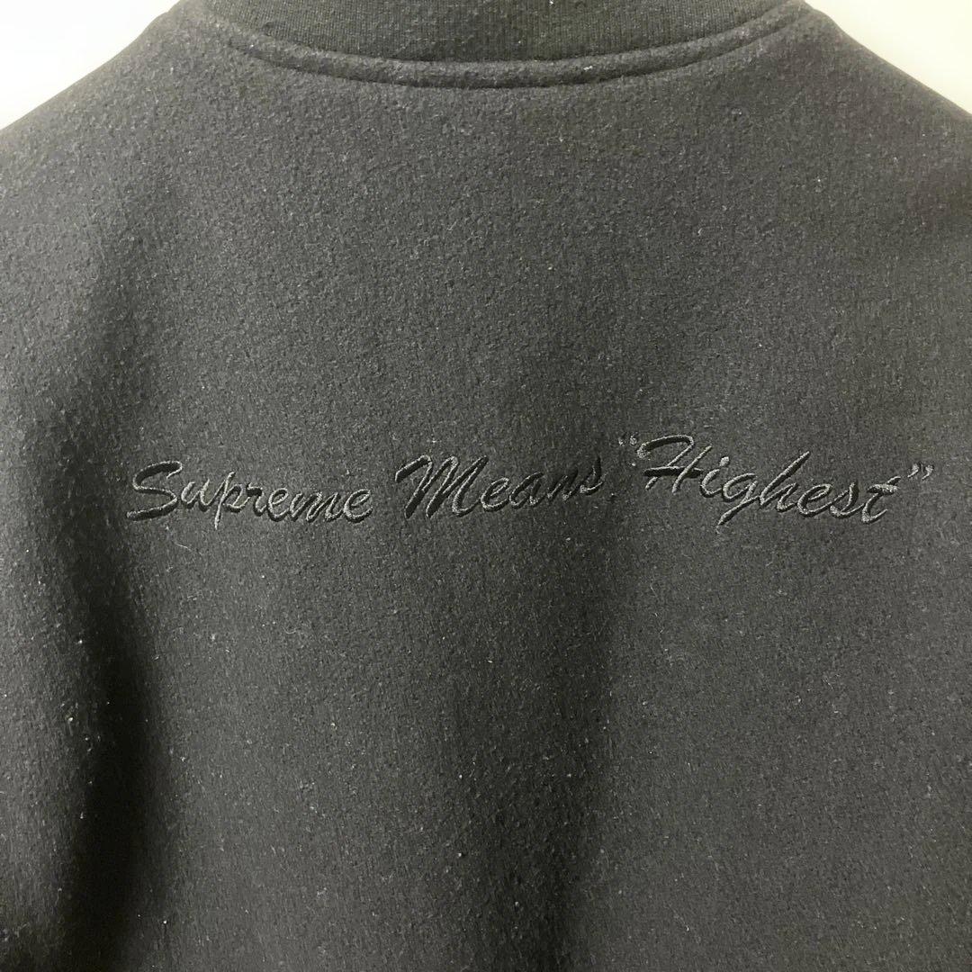 ジャケット・アウター Supreme Old English Zip Varsity Jacket L