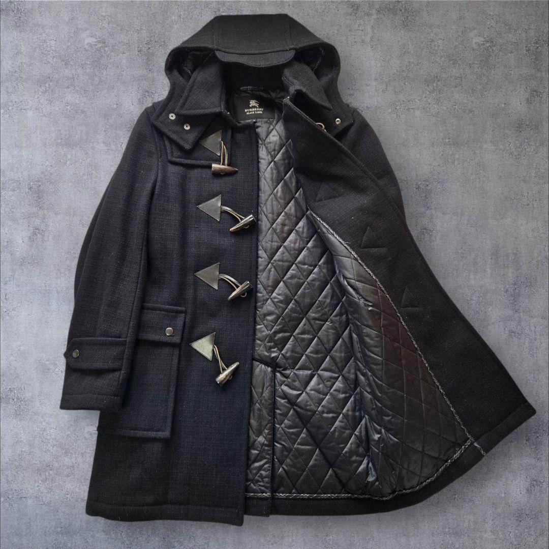 美品⭐バーバリー BL シャドー チェック ダッフルコート 山下智久 着用