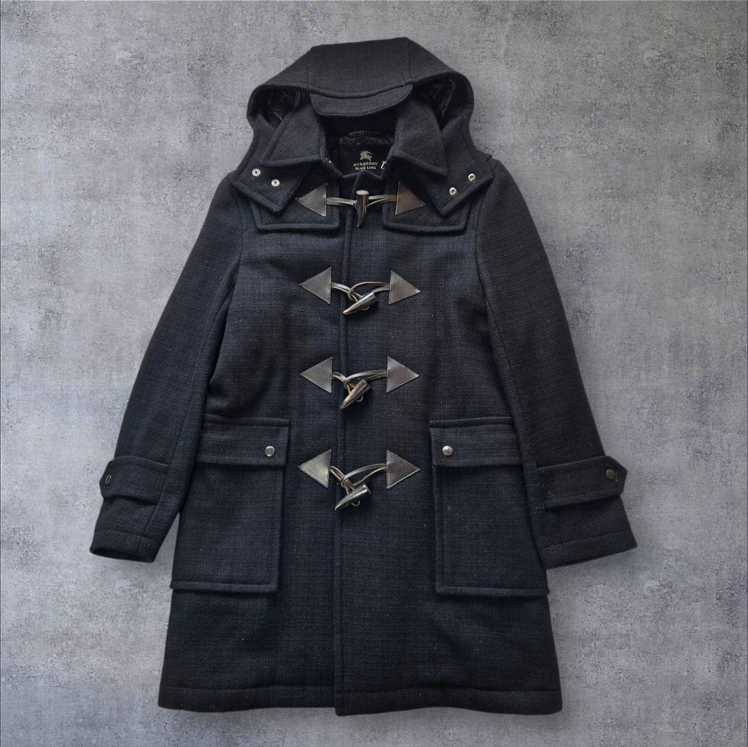 美品⭐バーバリー BL シャドー チェック ダッフルコート 山下智久 着用