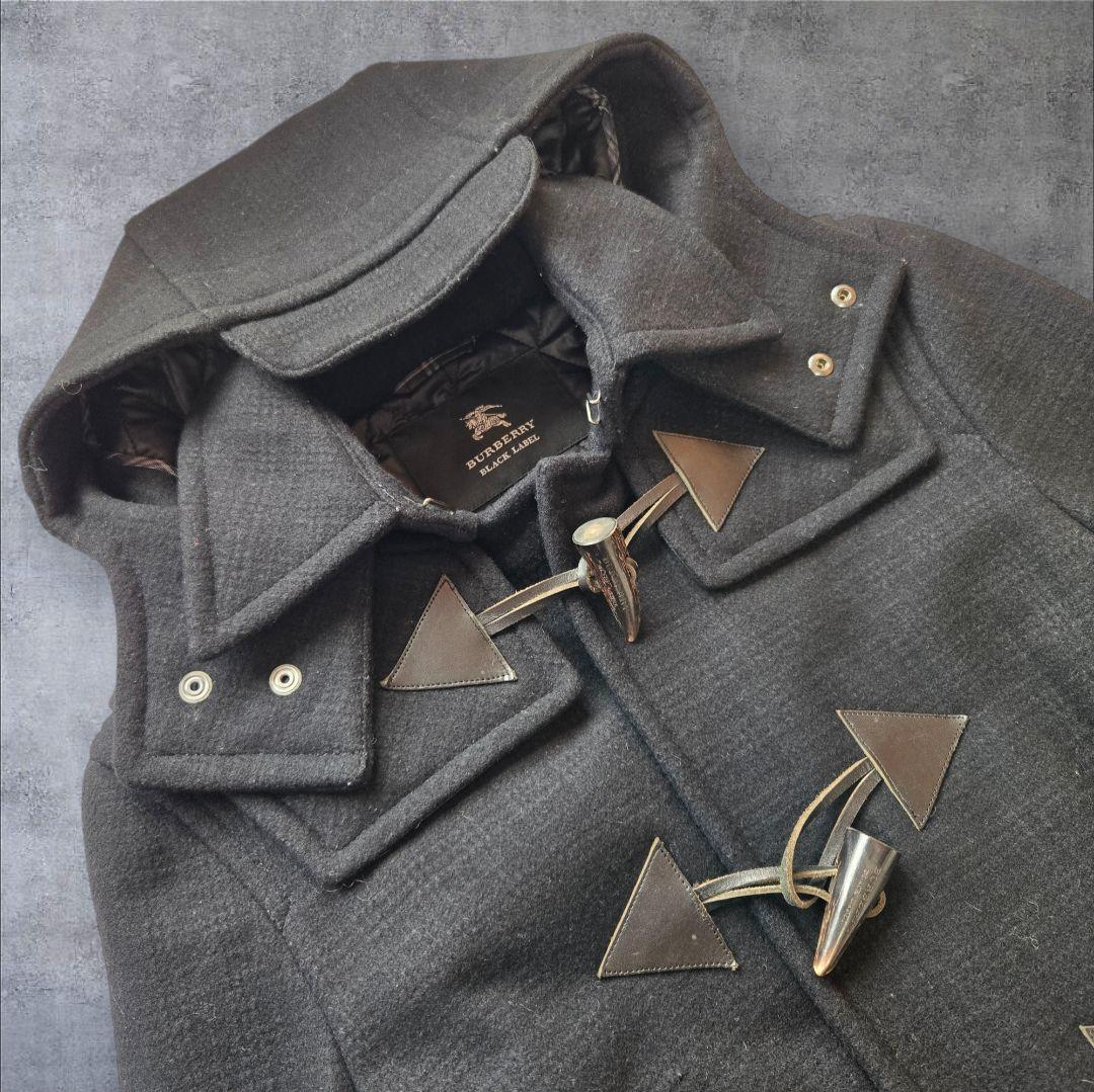 美品⭐バーバリー BL シャドー チェック ダッフルコート 山下智久 着用