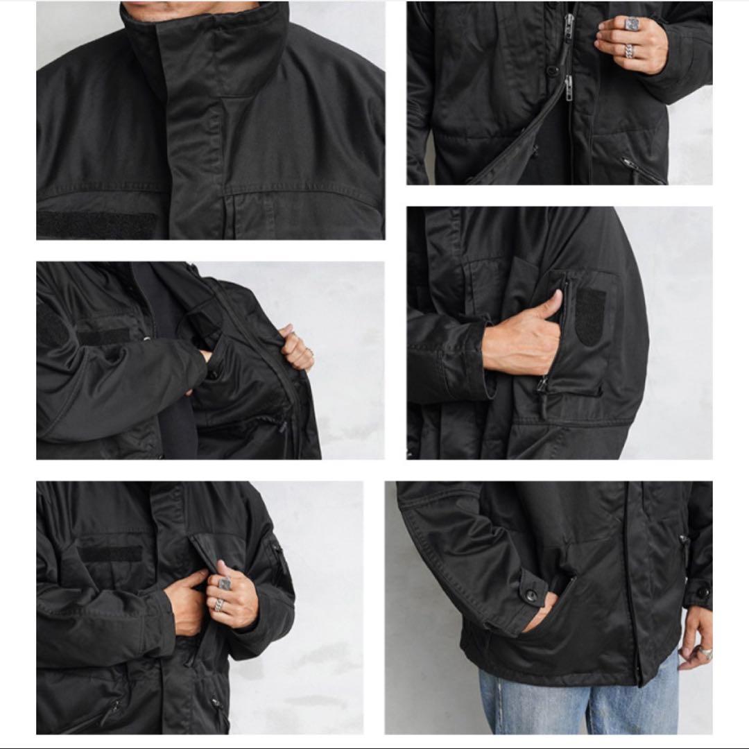 実物 オーストリア軍 パラトルーパージャケット DEEP BLACK染め