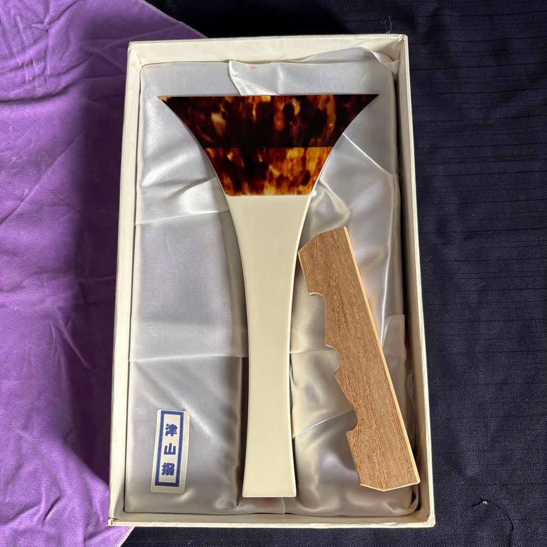 三味線　地唄用　鼈甲　撥バチ　津山撥