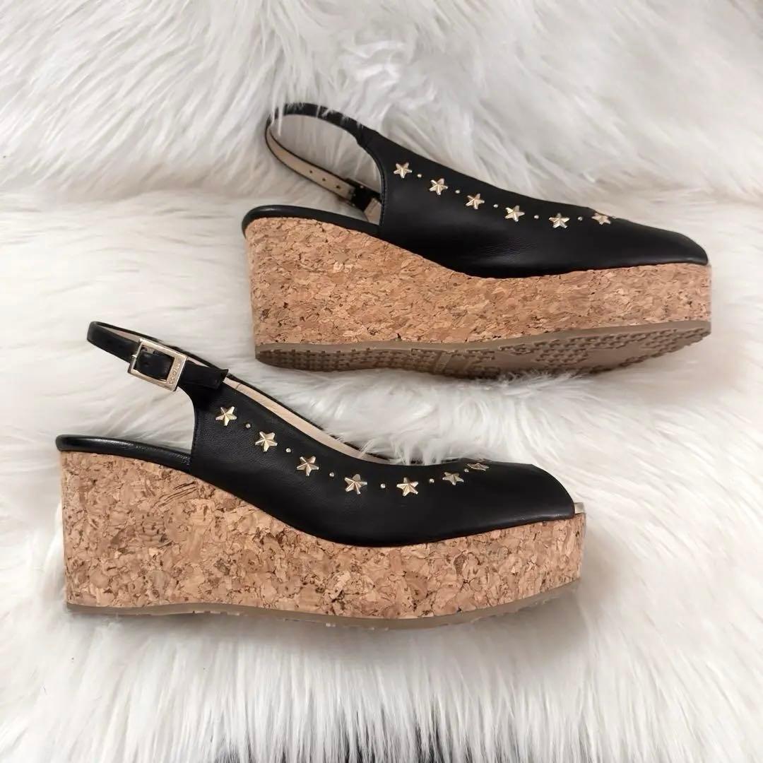 ジミーチュウ ウェッジソールサンダル