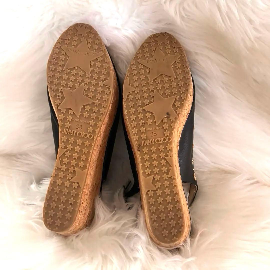 ジミーチュウ ウェッジソールサンダル