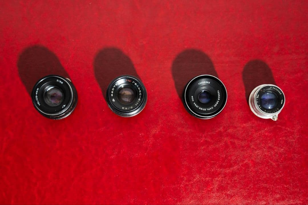 単焦点フィルムレンズセット 4本