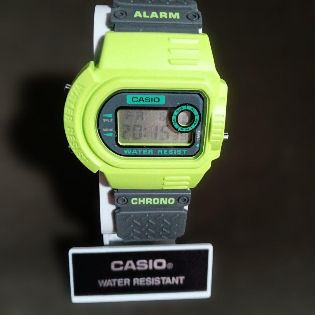 CASIO デジタル腕時計 ライトグリーン