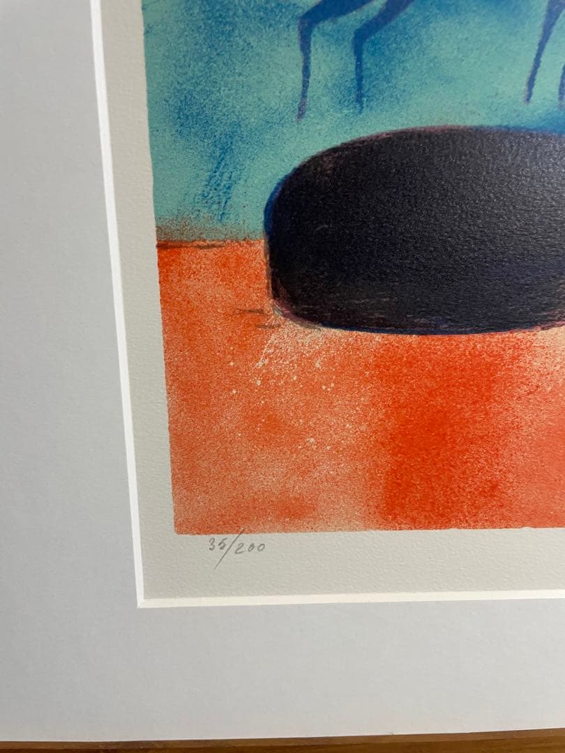 ギヤマン　リトグラフ　直筆サイン・エディション有り