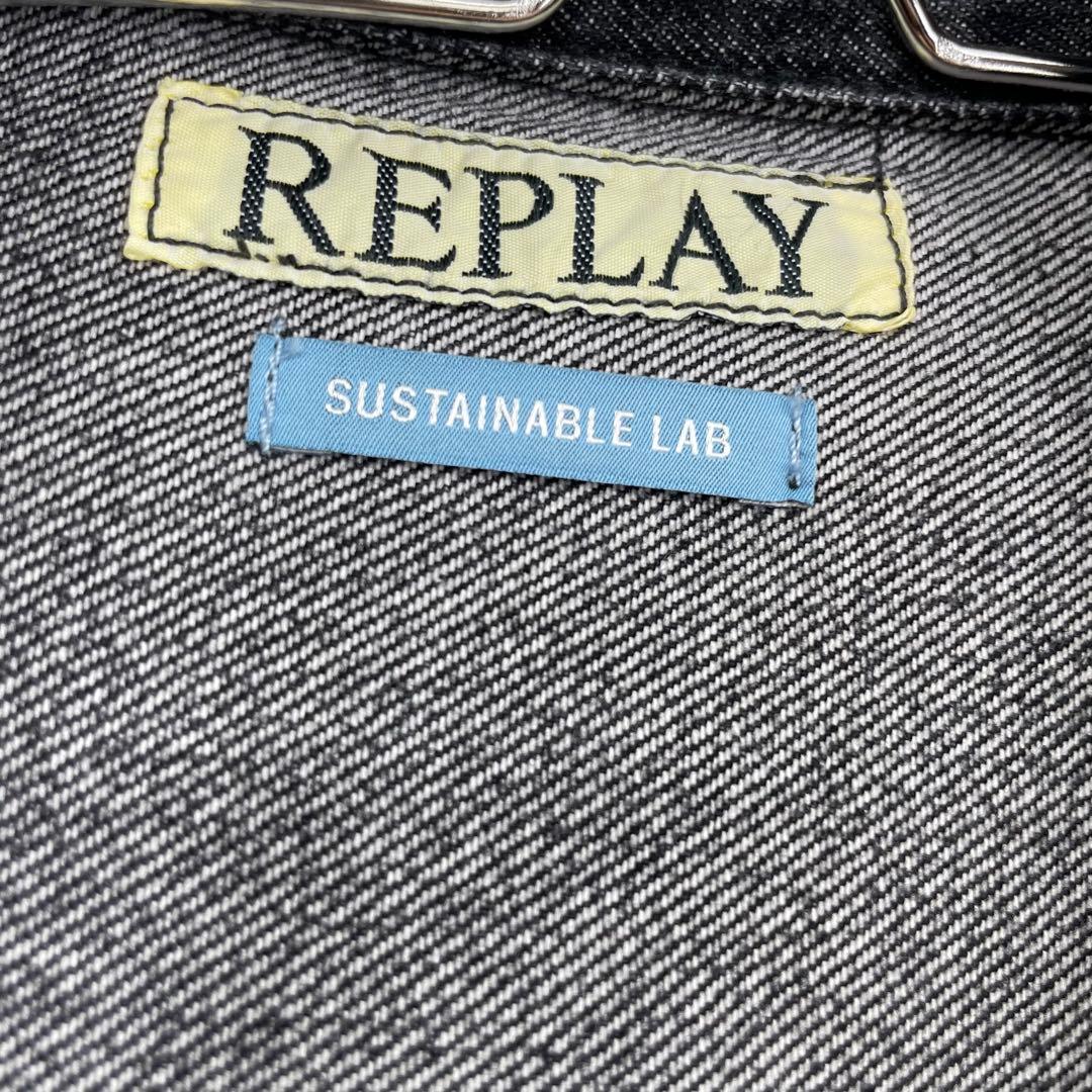 リプレイ　デニムジャケット　L　ブラック