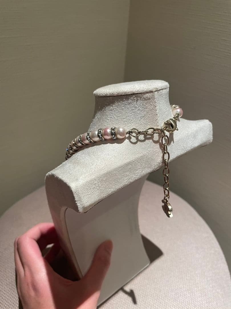 質屋に行く明日まで！CHANEL パール&ビジューネックレス　チョーカー