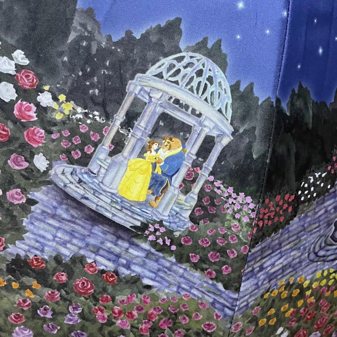 【美品】ディズニー　日傘　晴雨兼用　美女と野獣