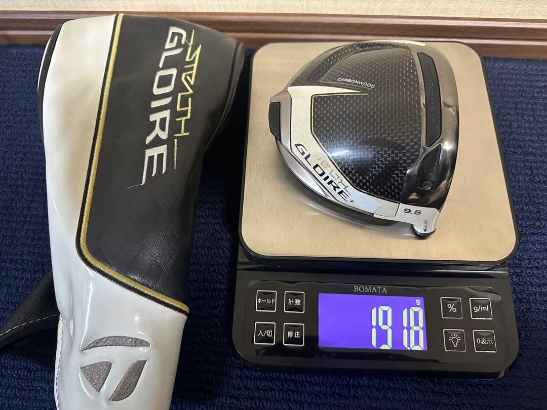 状態良好 ステルスグローレプラス 9度 ドライバーヘッド テーラーメイド
