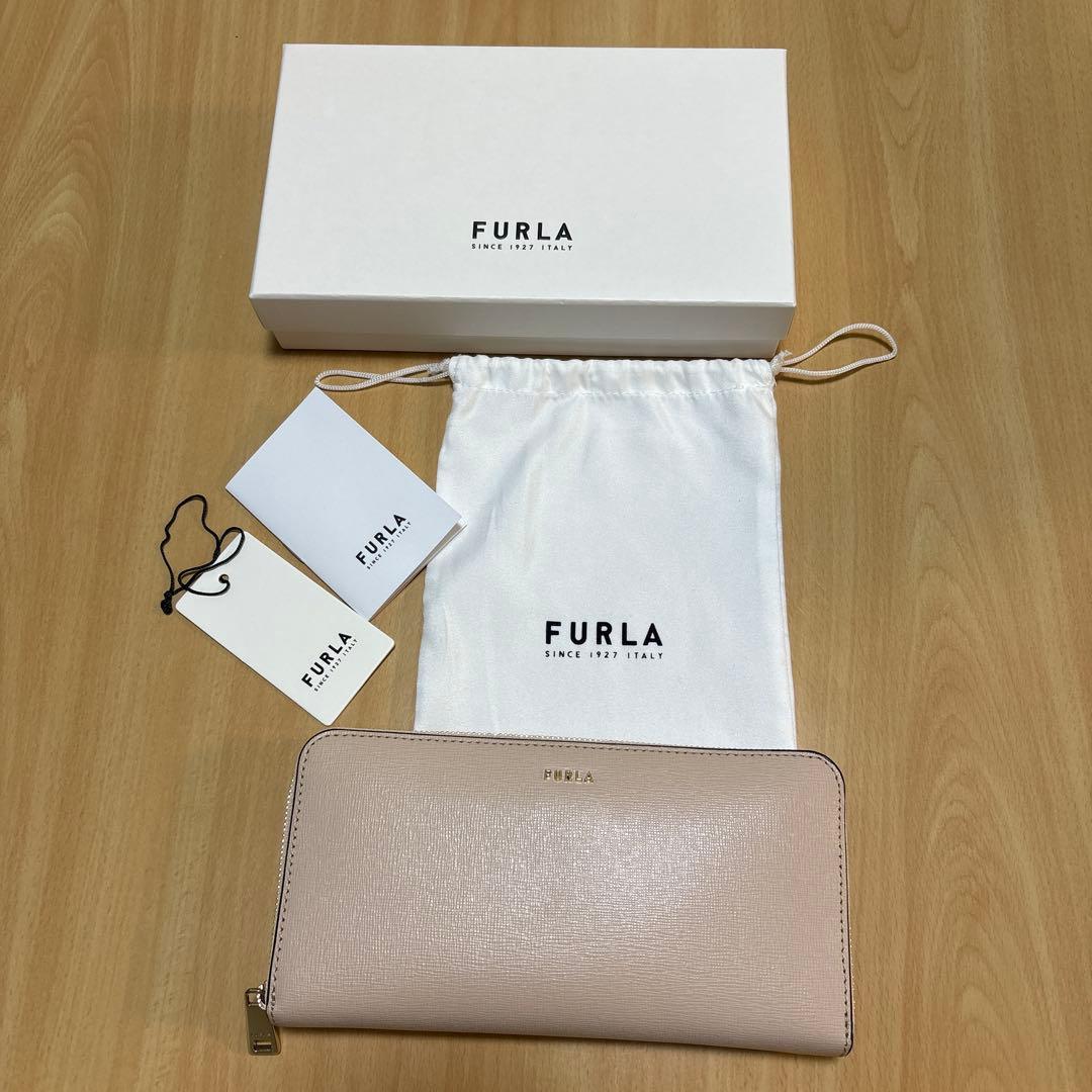 【新品未使用】FURLA長財布 ピンクベージュ
