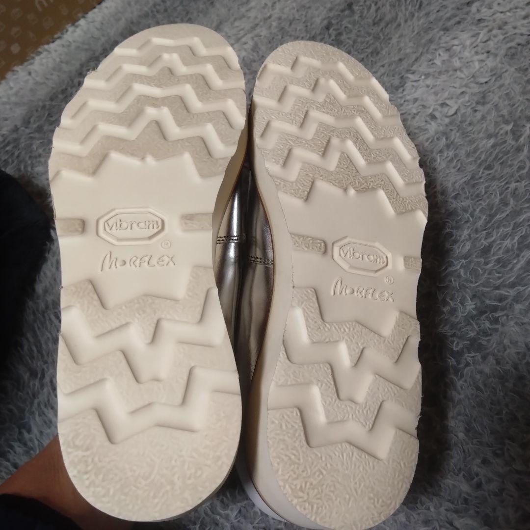 極美品 Palianco シルバー ホワイト ローファー サイズ38