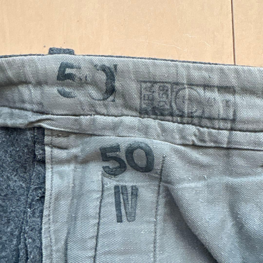 デンマーク軍　ウール　スラックス　パンツ　ゴールデンサイズ