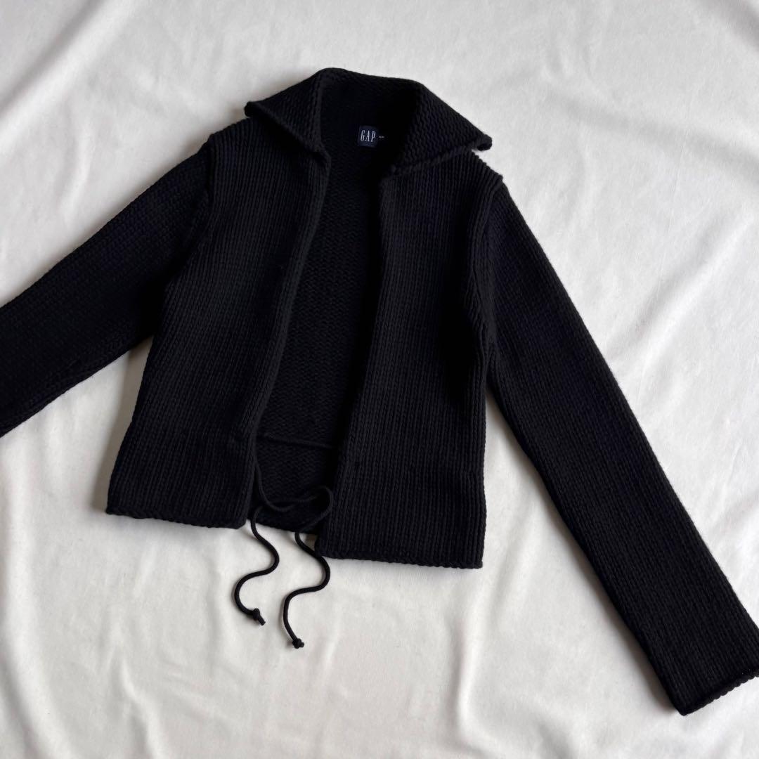 トップス 00s OLD GAP angora mix short length knit
