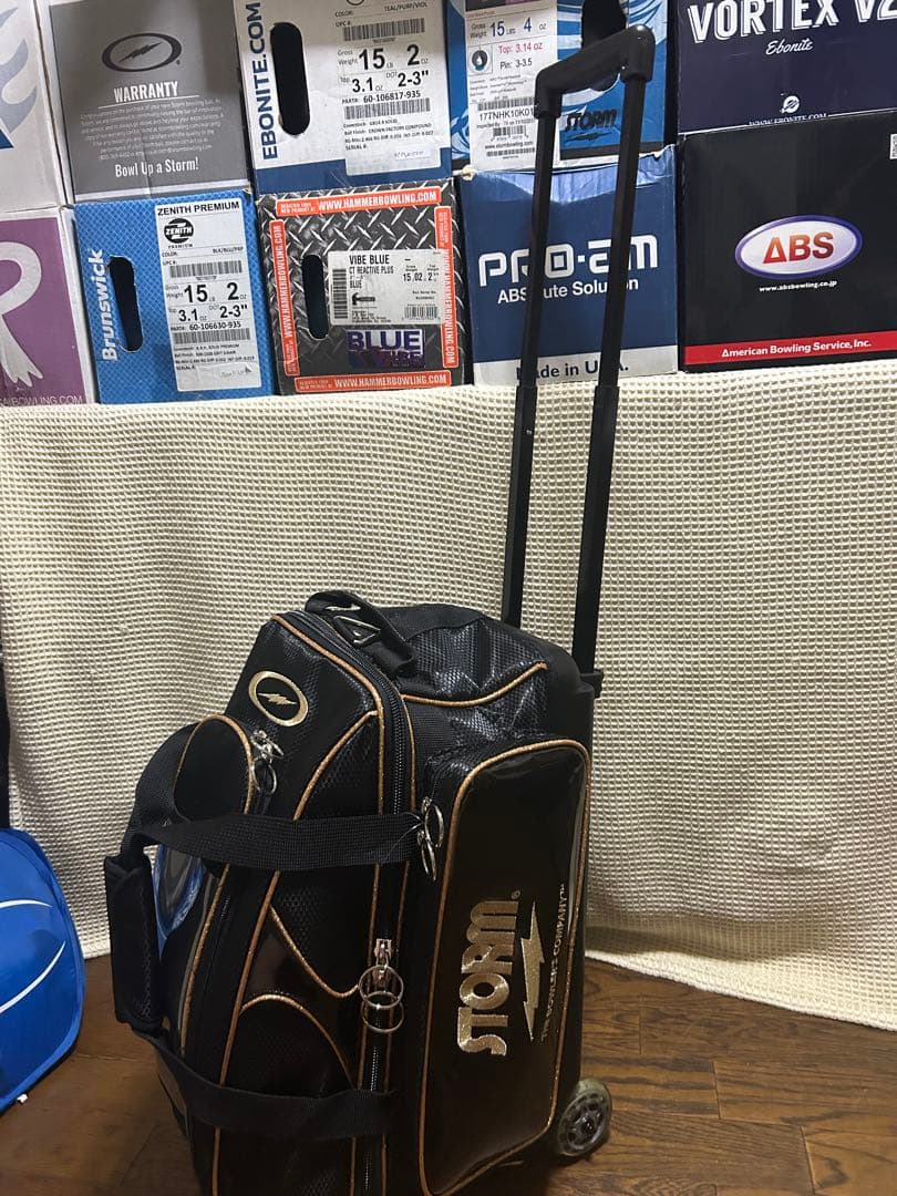 STORM ボウリング用バッグ 黒/ゴールド