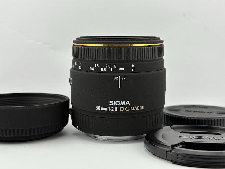 ★極上品★シグマ 50mm F2.8 EX DG MACRO キヤノン EF用