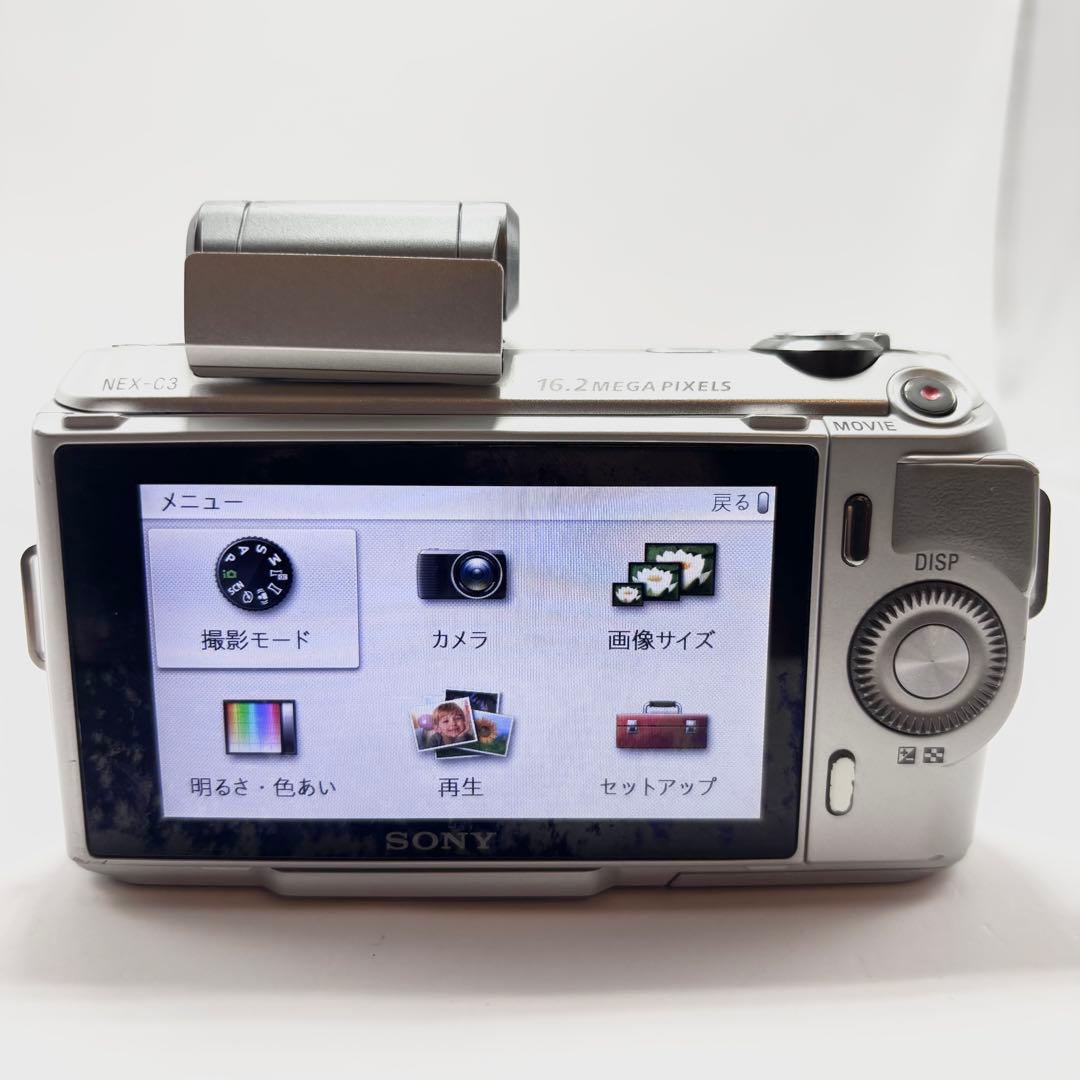 【週末値下げ】 SONY α NEX-C3 シルバー レンズキット ミラーレス