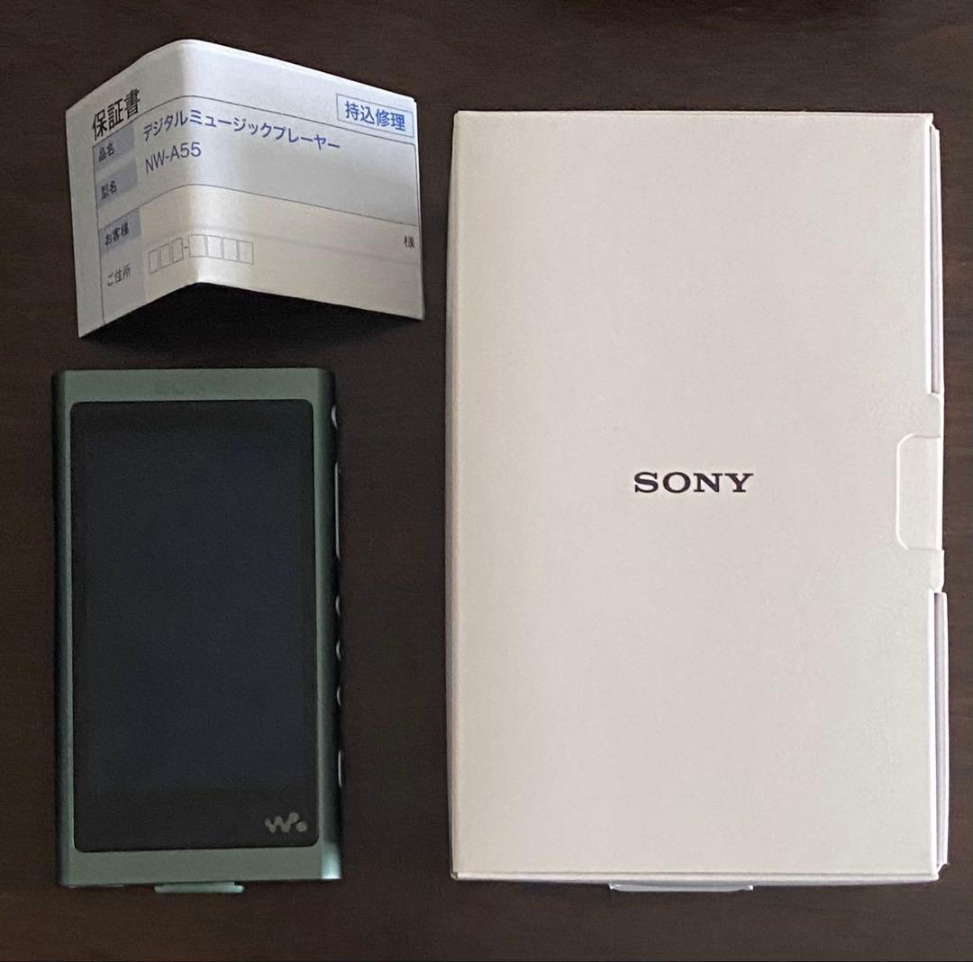 SONY NW-A55 デジタルオーディオプレーヤー 16GB グリーン
