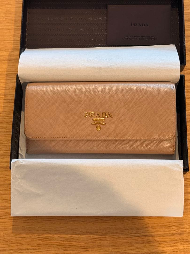 【美品】プラダ 1MH132 サフィアーノ マルチカラー 長財布　箱付